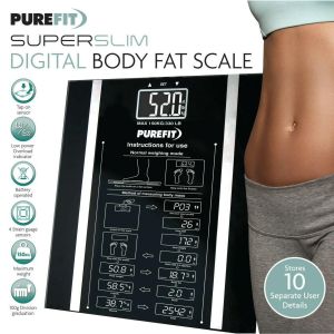 150kg Digital Body Fat Analyser Scales BMI Healthy Weighing Scale Weight Loss