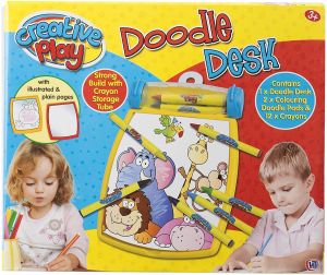 Creative Play Doodle desk Age 3+ Kids Learning Creative Play Board New