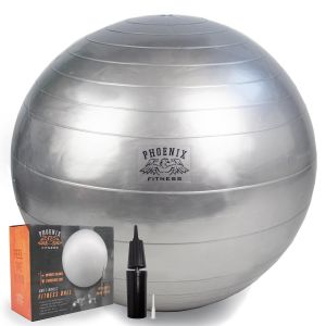 Anti-Burst Fitness Ball with Pump