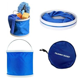 Multi-Purpose Foldaway Folding Bucket Collapsible Storage Travel Car Camping Fishing Garden Home Sports