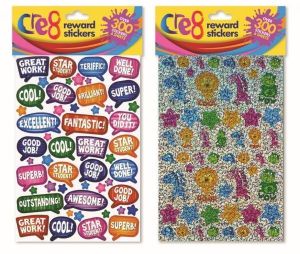 300 Reward Stickers PRAISE ASSORTED PACK OF STICKERS