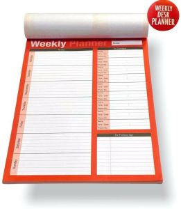 A4 Weekly Planner Organiser To Do List Desk NotePad Meal Plan Home Office