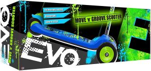 EVO Boys Move & Groove Scooter | Kids 3-Wheel Scooter Perfect For Boys & Girls