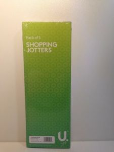 5 Shopping Pads List Jotter Memo Notebooks Lined Paper Planner [Green]