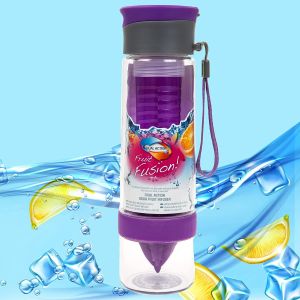 700ML Fruit Fusion Infusing Infuser Water Bottle Sports Health Juice Maker Purple