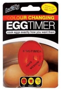 Colour Changing Egg Timer - Simply sits in pan as your eggs cook!