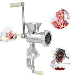 Adjustable Heavy Duty Hand Operated Manual Meat Mince Grinder Kitchen Rotary