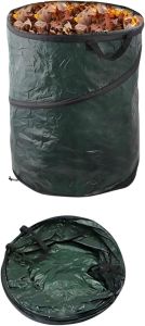 Large 120L Heavy Duty Strong Pop Up Garden Waste Refuse Rubbish Bag with Handles
