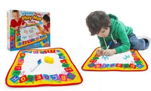 Doodle Washable Activity Play Mat With 4 Washable Marker Pens