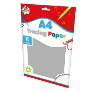 Act 10 Sheets A4 Size Tracing Paper Easy To Use And Perfect For Arts & Crafts