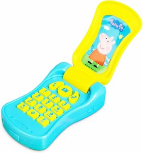 FLIP PHONE PEPPA PIG  ELECTRONIC MOBILE FLIP PHONE WITH SOUNDS