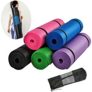 Non Slip Cushioned Exercise Fitness Gym Workout Mat Yoga Physio Pilates Bag Case