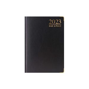  2023DAP and WTV Diary Padded Hardback GiltEdge With Metal Corners(A6 DAP Black)