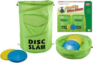 M.Y Garden Games Double Disc Slam Family Fun Throwing Game Outdoor Indoor Kids
