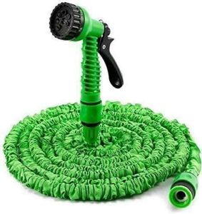 30m Expandable Garden Hose Pipe 100ft Flexible Hosepipes with 7 Function Spray Gun