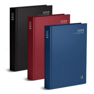 2023 A5 Page A Day Classic Diary Year Planner Office Hardback Desk Calendar