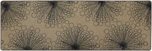 Elegance Machine Washable Runner Dandelion Clock Print Non-slip Stylish Area Rug