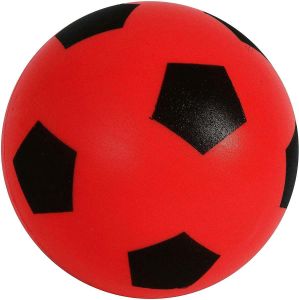 Fun Sport Size 5 Red Football Indoor Outdoor Soft Sponge Foam Soccer Ball