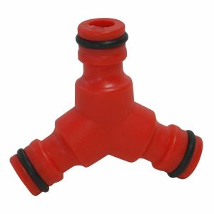 QUICK-FIX 3 WAY COUPLER - GARDEN HOSE FIT FITTING PIPE WATER CONNECTOR ADAPTOR