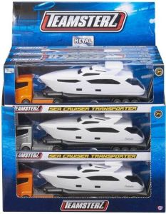 Teamsterz Sea Cruiser Yacht Luxury Truck Die Transporter Party Boat For Children