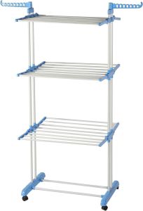 3 Tiers Folding Portable Clothes Airer 18M Laundry Drying Clothes Rack Clothing Horse Garment Dryer Stand