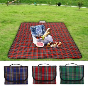 Folding Blanket Camping Outdoor Beach Festival Waterproof Backing Picnic Rug Mat