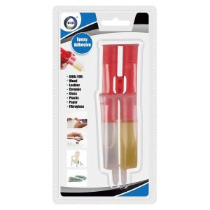 Twin Syringe Precision Epoxy Power Adhesive Super Glue Bonds Strong Material