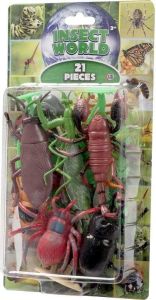 Ocean Life 21 Pieces Insects Kids Toy Party Assorted Insects Play