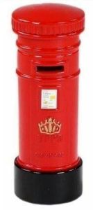 UK Souvenir Collectable 16cm Die Cast Red Post Box Money Box Gift London