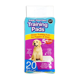 Super Absorbent Premium Puppy Dog Training Pads By World Of Pets Pack of 20
