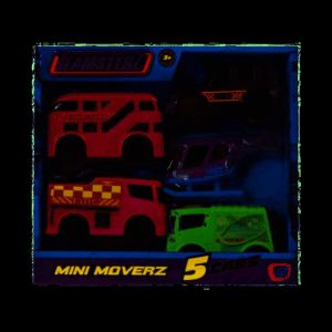 TZ City Mini Moverz 5PK Various Teamsterz Mini Moverz 5 Car Set