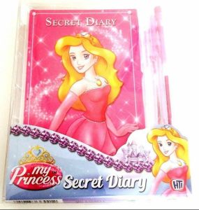 My Princess Secret Diary with Pink Pen, Girls Gift Box