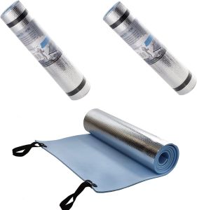 Set Of 2 Insulated Foam Roll Up Eva Foam Mat Sleeping Mattress For Camping, Picnic, Hiking, Travel, Yoga