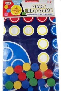 GIANT LUDO PLAYMAT GAME PARTY TOY KIDS FAMILY ACTIVITY CHRISTMAS STOCKING FILLER