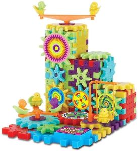 Kids Building Blocks Bricks Gears Educational Brain Creative Puzzle 3D Fun Toy