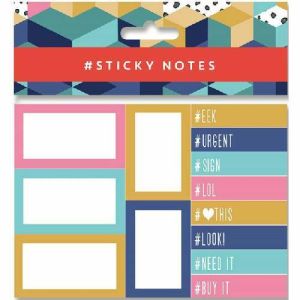 Sticky Notes Pack-Memo Pad Revision Paper Office Desk Work Book Mark Points
