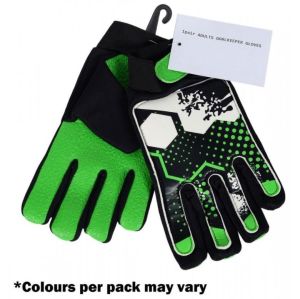 Adult Goalkeeper Gloves Match League Training Finger Saver Goalie Football