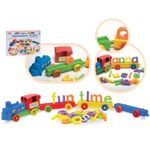 Fun Time Baby Alphabet Train Learn Toy Colorful Building Blocks Ideal For Kids