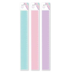 Pastel Colour 30cm 12'' Rulers School Work Office Desk -1 Randomly Supply