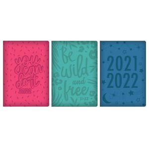 2021 2022 - A5 WTV Academic Flexi Cover Diary, with Embos