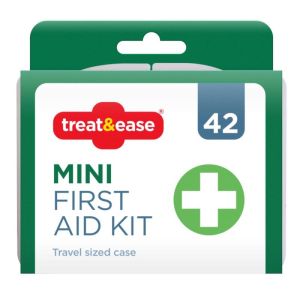 42 Piece Small Mini First Aid Kit Cycling Car Hiking Running Travel Emergency