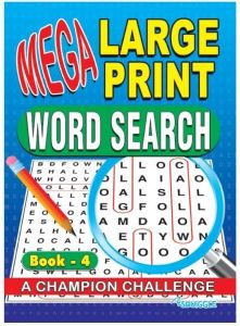 Mega Large Print Word Search Book - Wordsearch Puzzle Books A4 Quiz Puzzle Adult