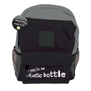 Recycle Eco-Friendly RuckSack Backpack Bag Used To Be Plastic Bottle