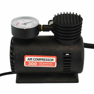 12V Portable Mini Air Compressor 300 PSI Car Van Bike Tyre Inflator Cigarette