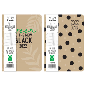 2022 A5 Week To View WTV Diary Eco Recyclable Diary - 1 X Raandom Sent