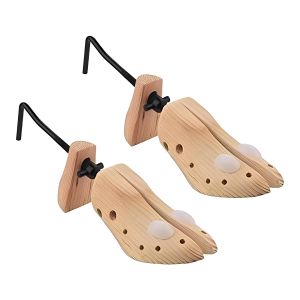 MantraRaj 2 X Mens Shoe Stretchers Expander for Men Gents Pine Wood Stretchers Shoe Tree Stretcher for All Shoe Types Size 6-12