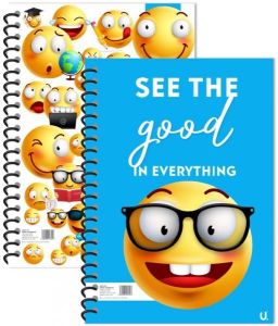 A5 Emoji Spiral Notebook Wire Bond Note Pad Children Writing pad