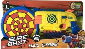 Sure Shot Hail Storm Blaster with Foam Darts 8+ Kids Toy Gun Fun Christmas Gift