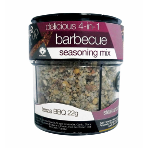BARBECUE 4 in 1 Mix Grinder Herbs Spices Food Seasoning Flavour Taste 81g