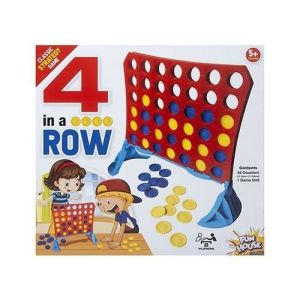 Traditional Line Up Four 4 In A Row In Board Game Kids Children Fun Toy